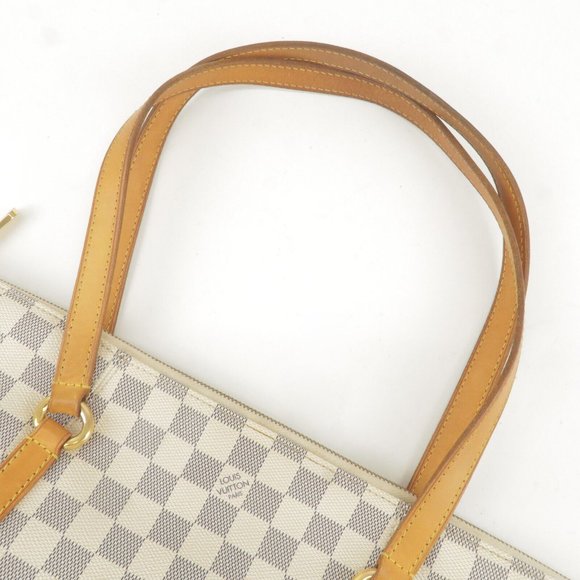 Damier Azur Totally MM Tote Bag Hand Bag - Picture 6 of 11
